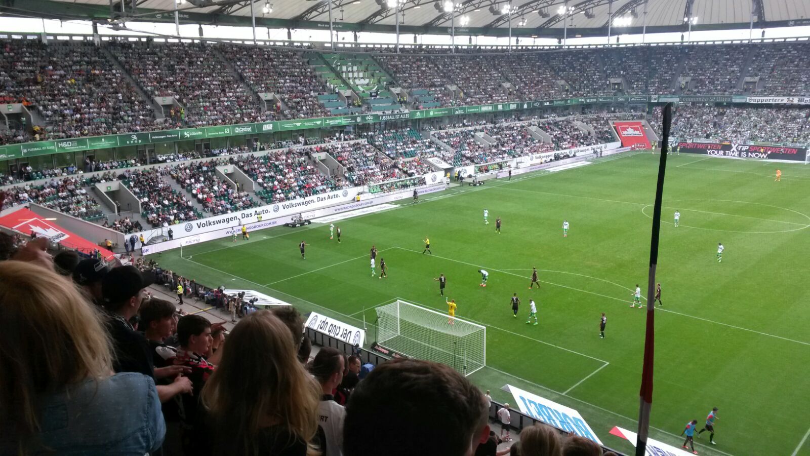 Die Eintracht in Wolfsburg