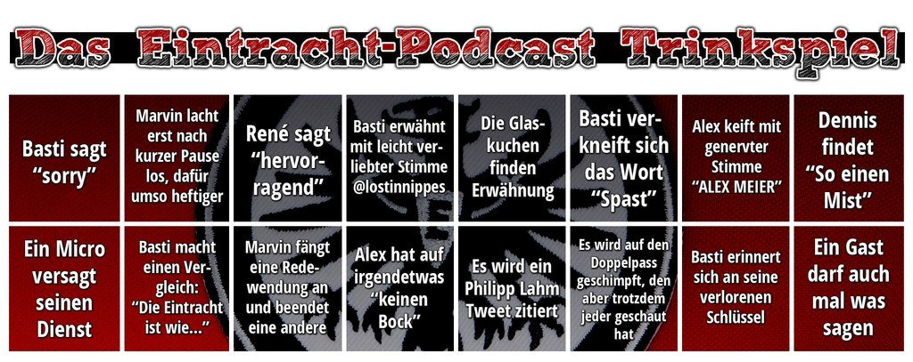 Eintracht Podcast Trinkspiel